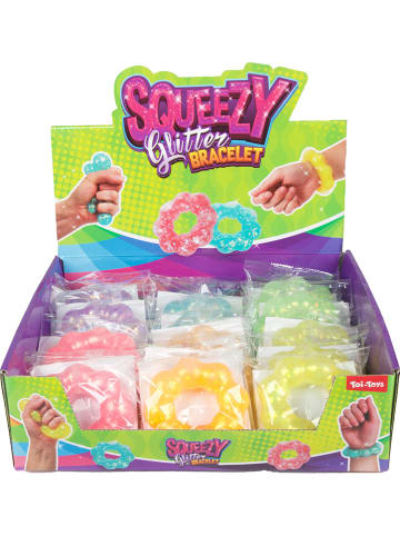 Toi-Toys Quetsch-Armband "Flower" in Bunt - ab 3 Jahren (Überraschungsprodukt)