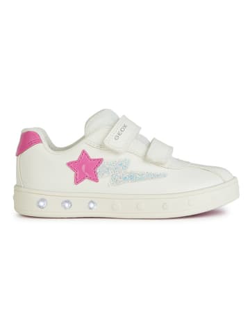 Geox Sneakersy "Lights - Skylin" w kolorze białym