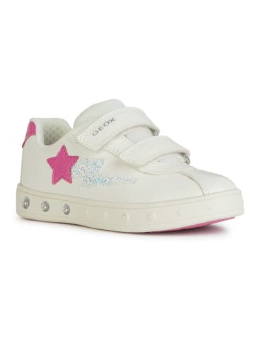 Geox Sneakersy "Lights - Skylin" w kolorze białym