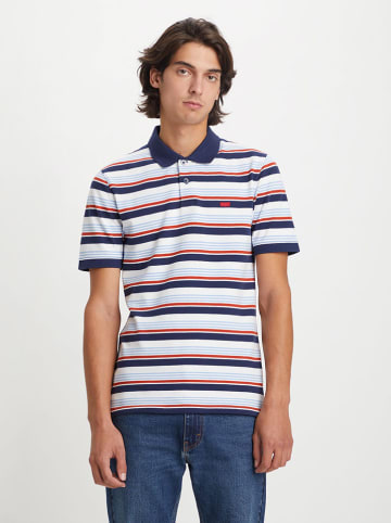 Levi´s Poloshirt donkerblauw/wit