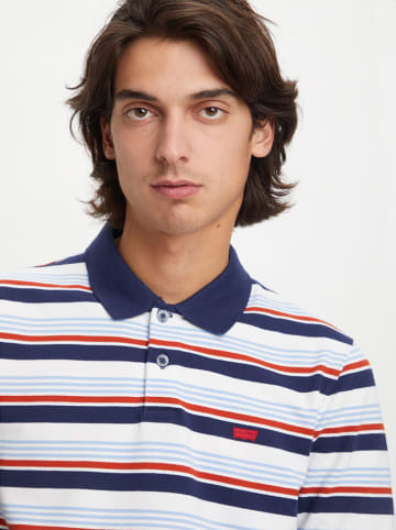 Levi´s Poloshirt donkerblauw/wit