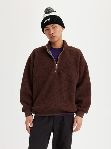 Levi´s Sweter pluszowy w kolorze ciemnobrązowym