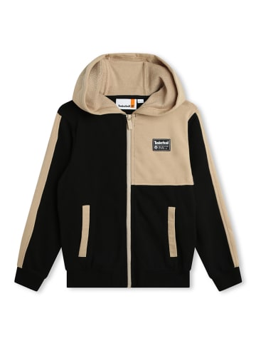 Timberland Sweatjacke in Schwarz/ Beige
