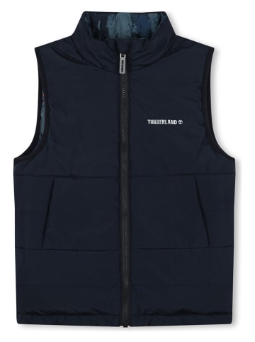 Timberland Doorgestikte bodywarmer donkerblauw