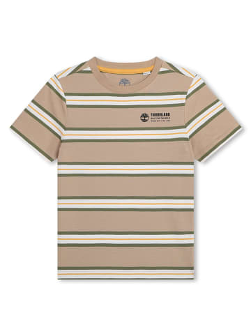Timberland Shirt in Beige/ Weiß/ Orange
