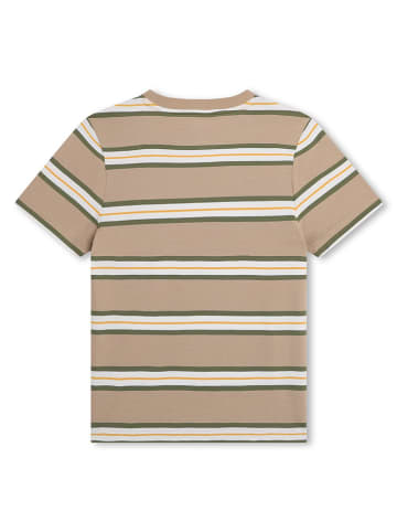 Timberland Shirt in Beige/ Weiß/ Orange