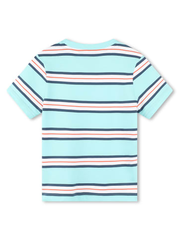 Timberland Shirt lichtblauw/wit/oranje