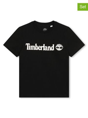 Timberland 2er-Set: Shirts in Schwarz/ Weiß