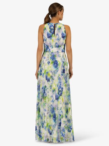 APART Plisseekleid in Blau/ Grün