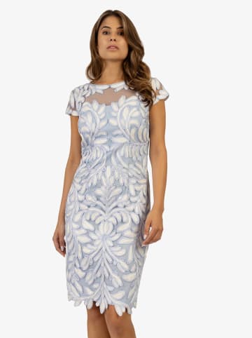 APART Sukienka w kolorze błękitno-białym