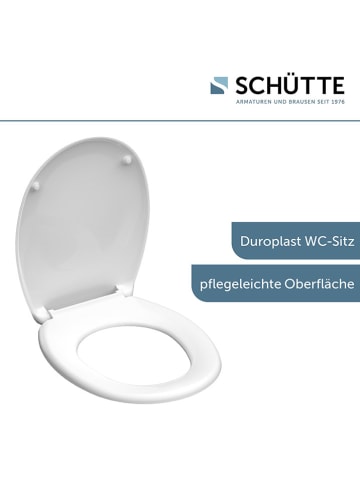 Schütte Deska WC w kolorze białym
