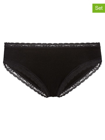 s.Oliver 2er-Set: Slips in Schwarz