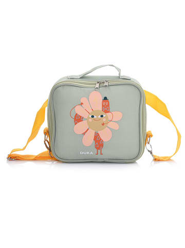 DUKA Lunchtasche in Grün/ Gelb - (B)22 x (H)8 x (T)19 cm
