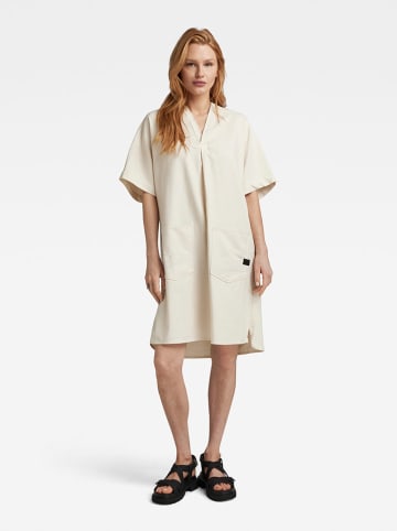 G-Star Kleid in Creme