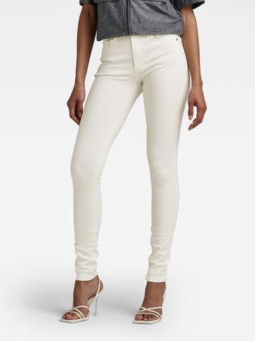 G-Star Dżinsy - Skinny fit - w kolorze białym