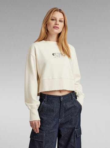G-Star Sweatshirt in Creme