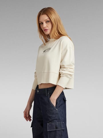 G-Star Bluza w kolorze kremowym