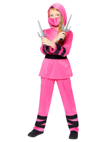 amscan 5tlg. Kostüm "Ninja Krieger" in Pink