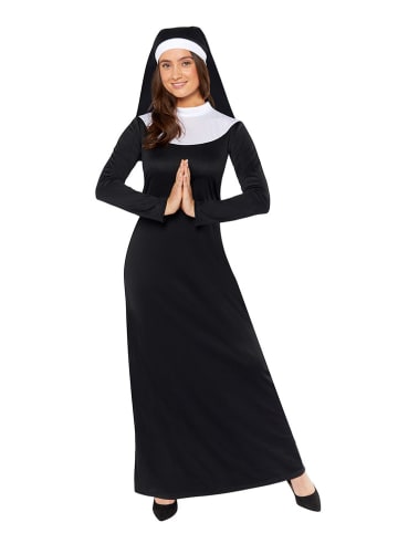 amscan 2tlg. Kostüm "Nonne" in Schwarz