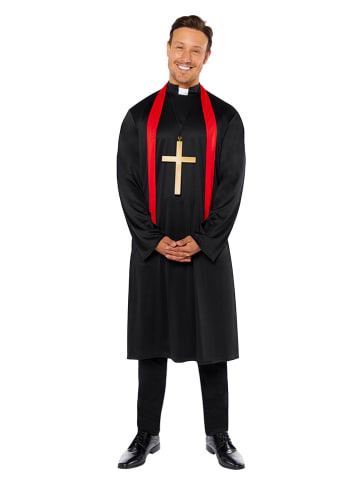 amscan Kostüm "Vikar" in Schwarz