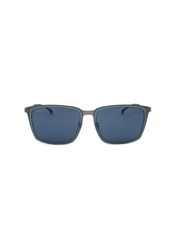 Hugo Boss Męskie okulary przeciwsłoneczne w kolorze niebieskim