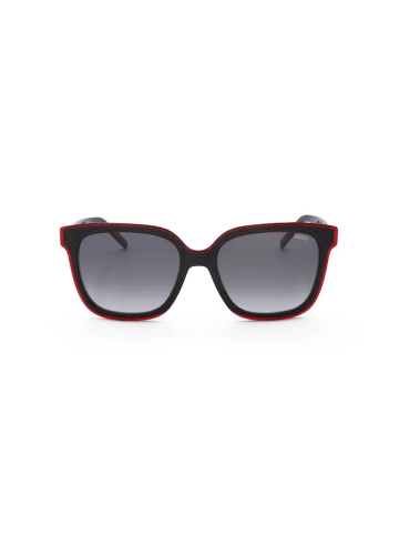 Hugo Boss Dameszonnebril zwart/rood