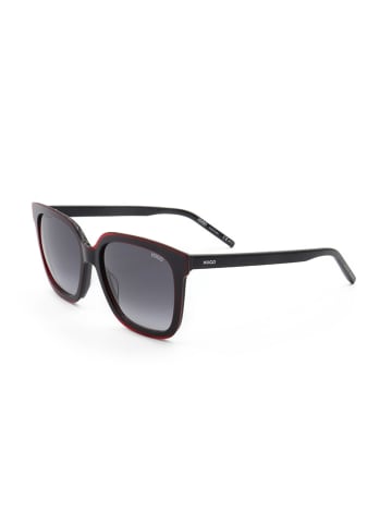 HUGO Damen-Sonnenbrille in Schwarz/ Rot