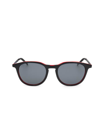 HUGO Herren-Sonnenbrille in Schwarz/ Rot