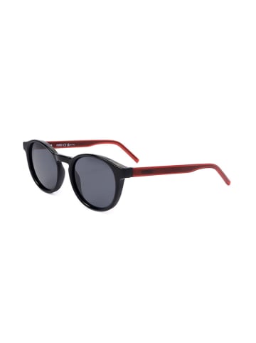 HUGO Herren-Sonnenbrille in Schwarz/ Rot