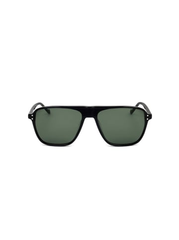 Hackett London Męskie okulary przeciwsłoneczne w kolorze czarnym
