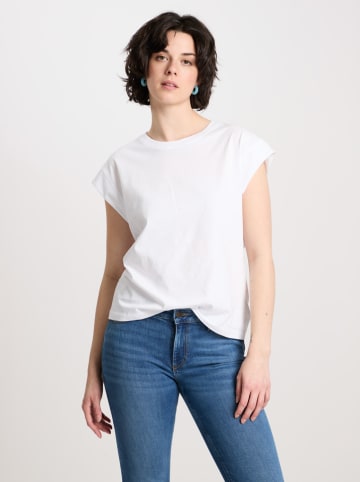Cross Jeans Koszulka w kolorze białym