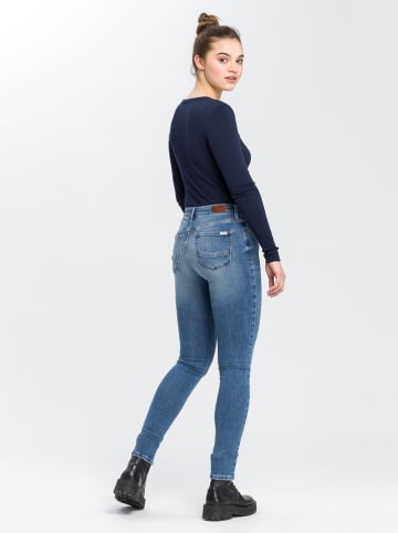 Cross Jeans DÅ¼insy - Slim fit - w kolorze niebieskim