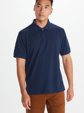 Marmot Koszulka polo "Windridge" w kolorze granatowym