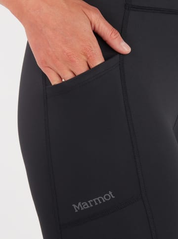 Marmot Legginsy funkcyjne "Haven" w kolorze czarnym