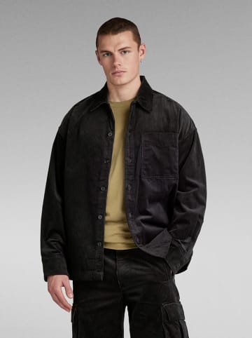 G-Star Cordhemd in Schwarz