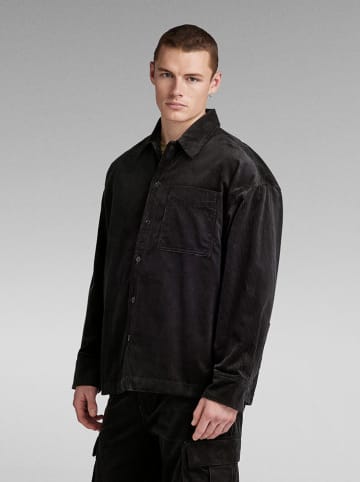 G-Star Cordhemd in Schwarz