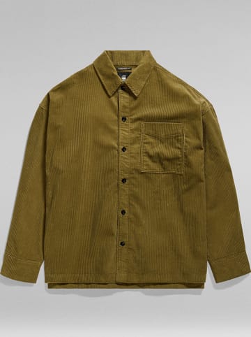 G-Star Corduroyblouse olijfgroen