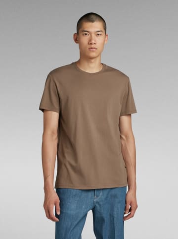 G-Star Koszulka w kolorze brązowym