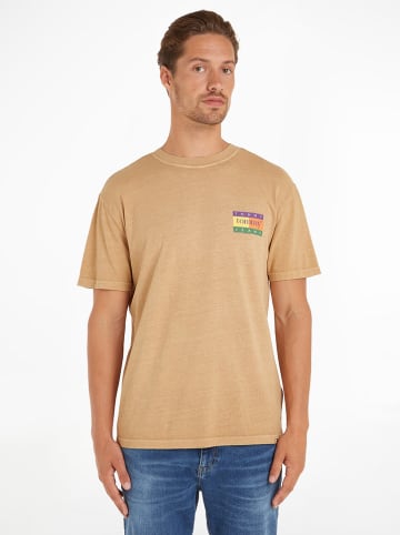 Tommy Hilfiger Koszulka w kolorze jasnobrązowym