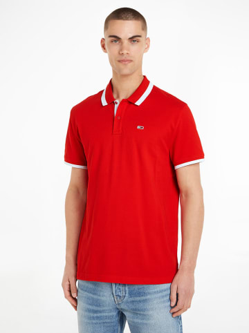 Tommy Hilfiger Koszulka polo w kolorze czerwonym