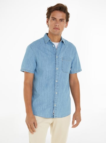 Tommy Hilfiger Koszula dżinsowa w kolorze błękitnym