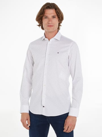Tommy Hilfiger Blouse wit donkerblauw goedkoop kopen limango