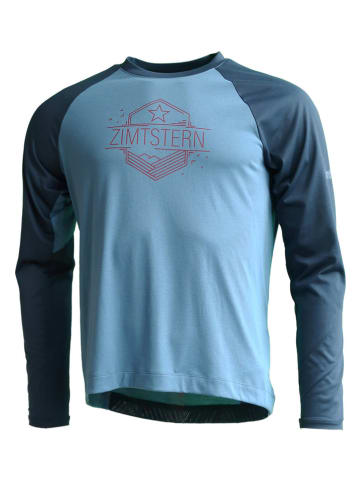 Zimtstern Fahrradshirt "Pure Flowz" in Blau