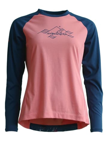 Zimtstern Fahrradtrikot "PureFlowz" in Rosa/ Dunkelblau