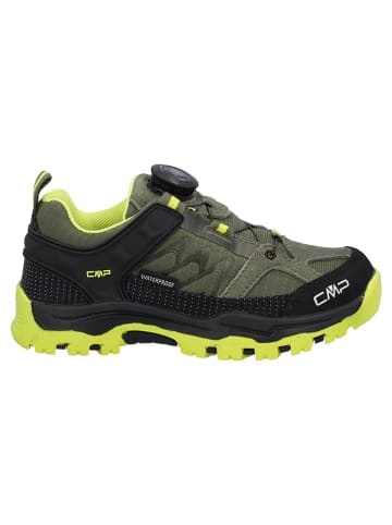 CMP Leren trekkingschoenen "Kiruna Fitgo" kaki/geel