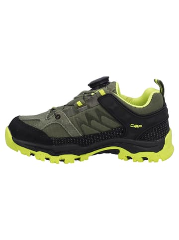CMP Leren trekkingschoenen "Kiruna Fitgo" kaki/geel