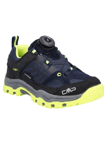 CMP Leren trekkingschoenen "Kiruna Fitgo" donkerblauw/geel
