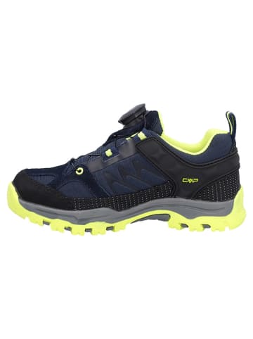 CMP Leren trekkingschoenen "Kiruna Fitgo" donkerblauw/geel