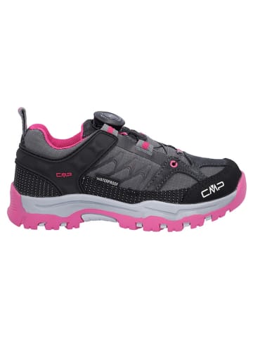 CMP Leder-Trekkingschuhe "Kiruna Fitgo" in Grau/ Pink