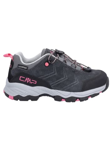 CMP Skórzane buty trekkingowe "Melnick" w kolorze antracytowym